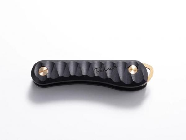 予約】FEDECA キーオーガナイザー リップルブラック 6,600円【5