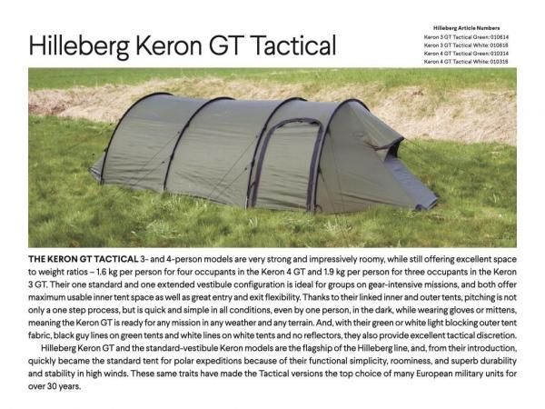HILLEBERG Keron 4 GT Tactical - STANDARD point