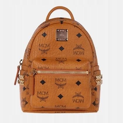 19ss 最新作 Mcm エムシーエム スターク ヴィセトス ベベブー スタッズ付き バックパック コニャック 19ss 最新作 Mcm エムシーエム スターク ヴィセトス ベベブー スタッズ付き バックパック コニャック