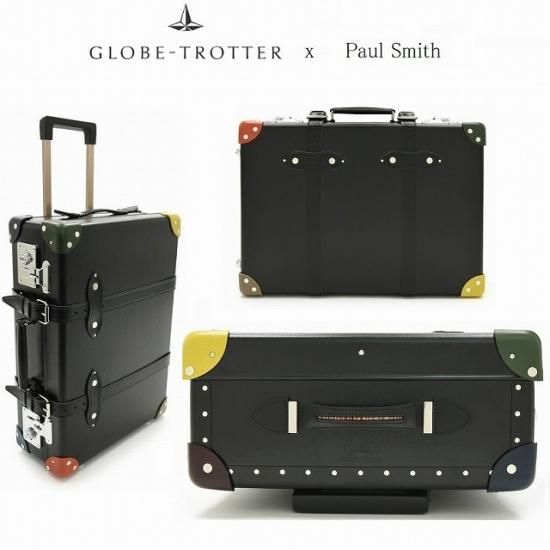 注目コラボ 日本未入荷 Globe Trotter X Paul Smith Trolley Case キャリーバッグ 34l 注目コラボ 日本未入荷 Globe Trotter X Paul Smith Trolley Case キャリーバッグ 34l