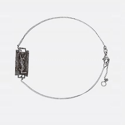 19 fw Saint Laurent サンローラン Razor Blade ブラス ブレスレット メンズ 19 fw Saint Laurent サンローラン Razor Blade ブラス ブレスレット メンズ