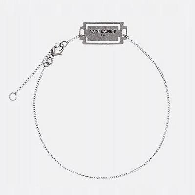 19 fw Saint Laurent サンローラン Razor Blade ブラス ブレスレット メンズ 19 fw Saint Laurent サンローラン Razor Blade ブラス ブレスレット メンズ
