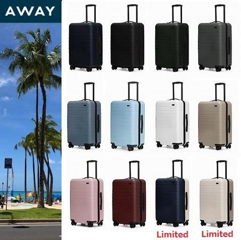 日本未発売 機内持ち込み可能 Away アウェイ Usb電源付 48l スーツケース キャリーバッグ 全12色 限定カラーあり 日本未発売 機内持ち込み可能 Away アウェイ Usb電源付 48l スーツケース キャリーバッグ 全12色 限定カラーあり