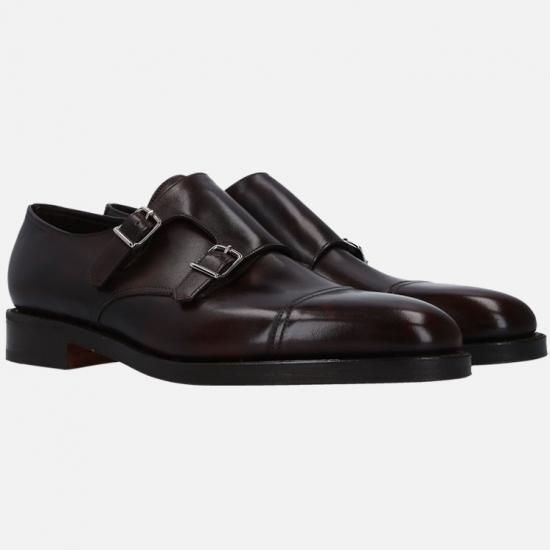 John Lobb ジョンロブ William ウィリアム ダブルモンクストラップ レザーシューズ ブラウン メンズ John Lobb ジョンロブ William ウィリアム ダブルモンクストラップ レザーシューズ ブラウン メンズ