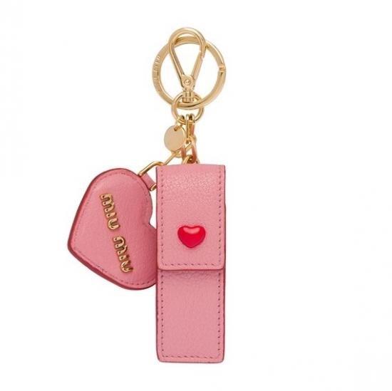 Miumiu ミュウミュウ レザー マドラス ラブ トリック ミラー付き リップケース キーリング ピンク Smallcat D Shop Miumiu ミュウミュウ レザー マドラス ラブ トリック ミラー付き リップケース キーリング ピンク Smallcat D Shop