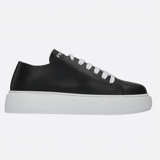 ss Prada プラダ レザー プラットフォーム スニーカー ブラック レディース 厚底スニーカー Smallcat D Shop ss Prada プラダ レザー プラットフォーム スニーカー ブラック レディース 厚底スニーカー Smallcat D Shop