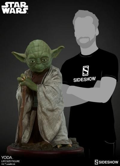 数量限定 高さ約80cm Star Wars Yoda スターウォーズ ヨーダ 等身大 フィギュア