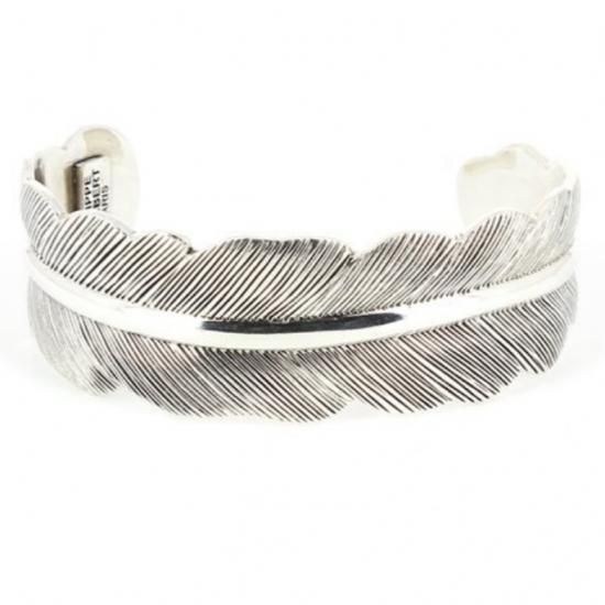 パリ発 Philippe Audibert フィリップオーディベール Plume シルバー バングル ブレスレット メンズ パリ発 Philippe Audibert フィリップオーディベール Plume シルバー バングル ブレスレット メンズ