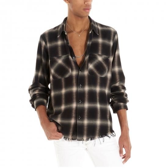関税送料込 Amiri アミリ Camicia チェックシャツ 長袖 メンズ 関税送料込 Amiri アミリ Camicia チェックシャツ 長袖 メンズ