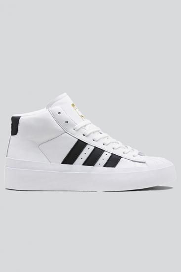 Vipセール 424 X Adidas アディダスコラボ Adidas Pro Model ハイトップ レザースニーカー スニーカー メンズ ホワイト X ブラック Vipセール 424 X Adidas アディダスコラボ Adidas Pro Model ハイトップ レザースニーカー スニーカー メンズ ホワイト X ブラック