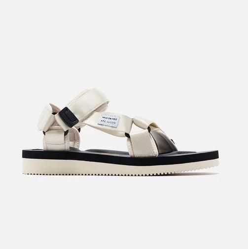 スイコック Suicoke X A P C Depa V2 フラットサンダル カーキ メンズ サンダル カーキ ベージュ スイコック Suicoke X A P C Depa V2 フラットサンダル カーキ メンズ サンダル カーキ ベージュ