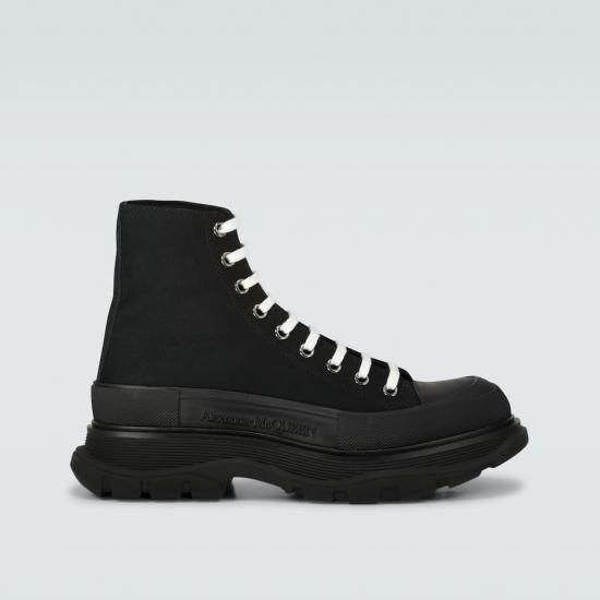 Alexander Mcqueen アレキサンダーマックイーン Tread Slick トレッドスリック Platform Sneakers スニーカー ブラック ブラック メンズ