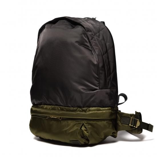 国内完売 Sacai X Porter Yoshida Co サカイ X ポーター コンビカラー バックパック Color Combo Nylon Rucksack グレー X カーキ