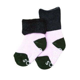 chocolatesoup [チョコレートスープ] / PILE MIDDLE SOCKS / NAVY PINK