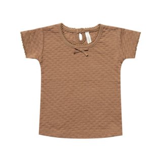 【40%OFF!】Quincy Mae / Pointelle Tee / Copper