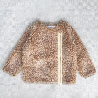 50%OFF!chocolatesoup / SHEEP BOA ZIP JACKET / CAMEL