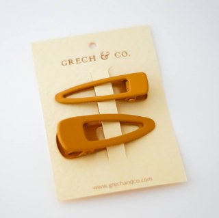 GRECH & Co. / Matte Clips Set of 2 / golden