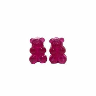 ں١ Milk  Soda / Gummy Earrings / Pink