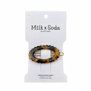 ں١Milk  Soda / JADE HAIR CLIP / BROWN TORT