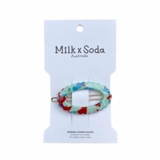 ں١Milk  Soda / JADE HAIR CLIP / GREEN MARBLE