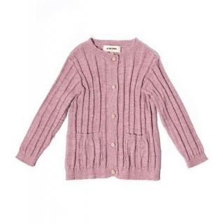 30%OFF!AS WE GROW / FINE POINTELLE CARDIGAN / Rose 