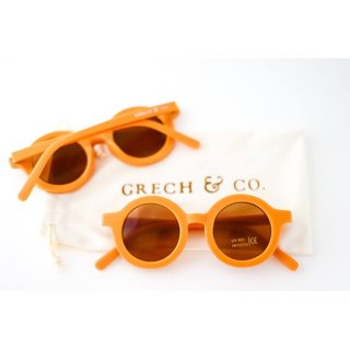 GRECH & Co. / Original Round Sustainable Sunglasses/ golden