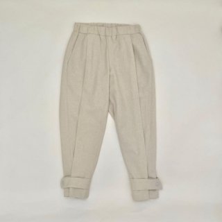 30%OFF!MOUN TEN. / polyester canapa hembelt pants / sand / 140