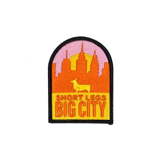 Oxford Pennant /  SHORT LEGS BIG CITY Embroidered Patch