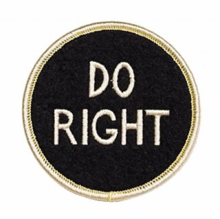 Oxford Pennant / DO RIGHT Embroidered Patch