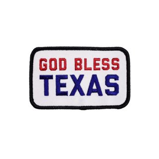 Oxford Pennant / GOD BLESS TEXAS Embroidered Patch