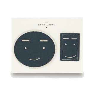 GRAY LABEL / Patches GOTS / 200 Blue Grey