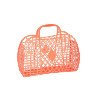 Sunjellies / Retro Basket SMALL / Neon orange 