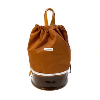 chocolatesoup / PVC TWO LAYER POOL BAG / BROWN