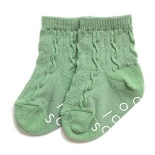 chocolatesoup / BABY CABLE SOX / GREEN