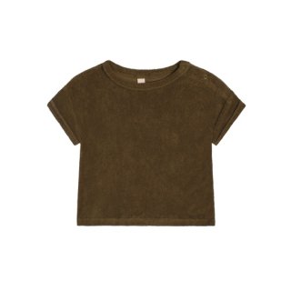 organic zoo / Olive Terry Oversized T-shirt / 3-4Y