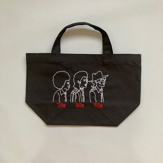 Soulsmania / EMBROIDERED TOTE BAG / 70s80s90s / bk
