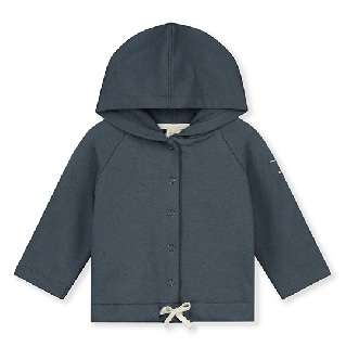 30%OFF!GRAY LABEL / Baby Hooded Cardigan GOTS / Blue Grey / Baby / 18-24m