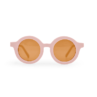 GRECH & Co. / New Round Polarized Sunglasses / Blush Bloom 159