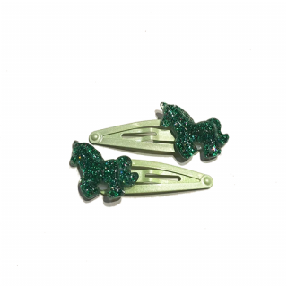 ں١Milk  Soda / UNICORN SNAP CLIP / GREEN