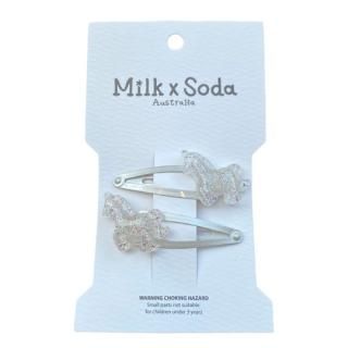 ں١Milk  Soda / UNICORN SNAP CLIP / WHITE