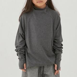 30%OFF!MOUN TEN. / bottleneck T / charcoal 