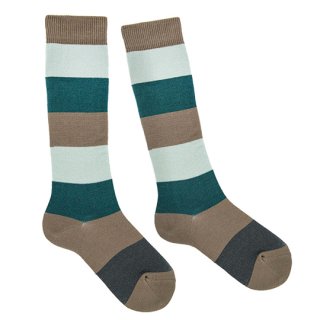 condor / Knee socks with coloured wide stripes / 350 / 4,6y