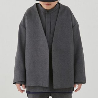 MOUN TEN. / washable wool jacket / charcoal / 125