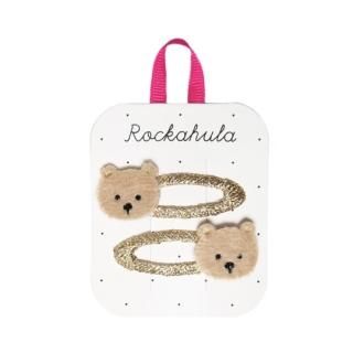 ں١ Rockahula Kids / Teddy Bear Clips-BROWN