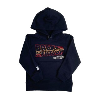 Soulsmania / BACK TO THE FUTURE Embroidered sweat parka / Black
