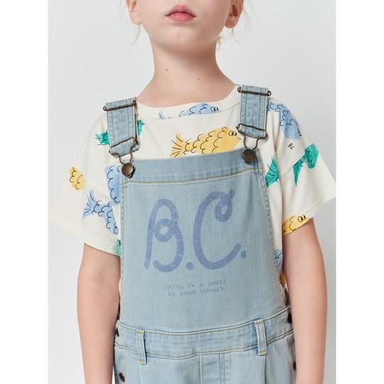 BOBO CHOSES SS22 / BC Sail Rope denim dungaree / KID