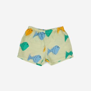 BOBO CHOSES SS23 / Multicolor Fish all over woven shorts / BABY / DROP1 