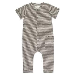 ں١Phil&Phae / Pocket jumpsuit s/s stripes / Graphite