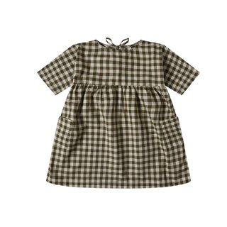 organic zoo / Olive Gingham Bella Dress / 3-4Y