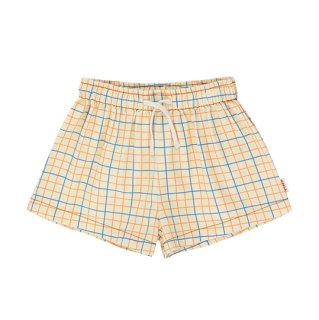 TINYCOTTONS SS23 / GRID SHORT / pastel yellow